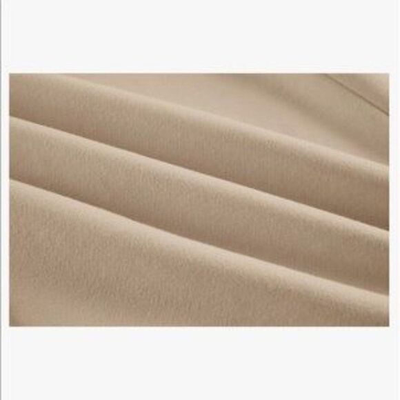 NEW Khaki Single Breasted Trench Overcoat - Picture 4 of 5